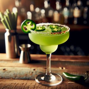 margarita au jalapeno