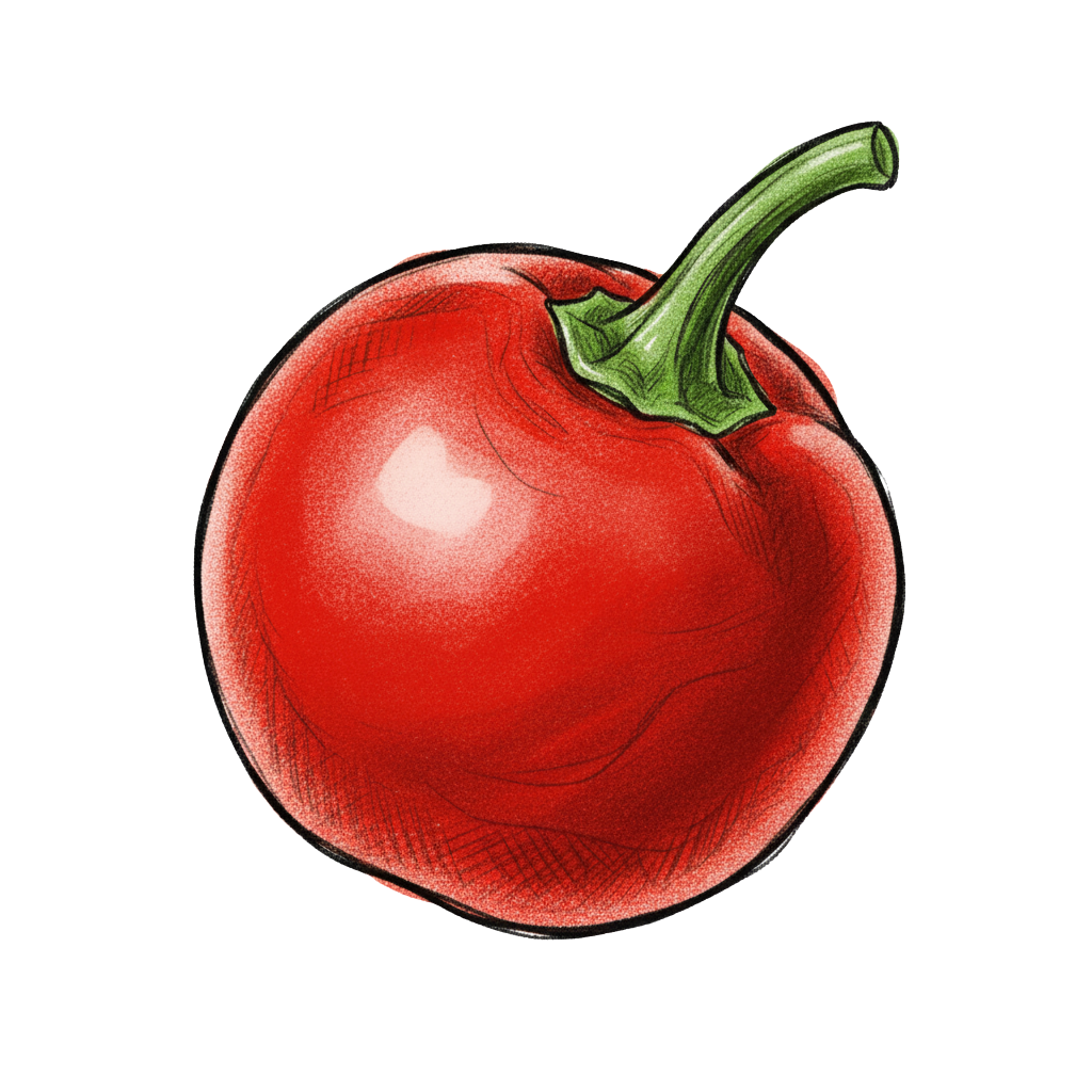 piment cascabel dessin