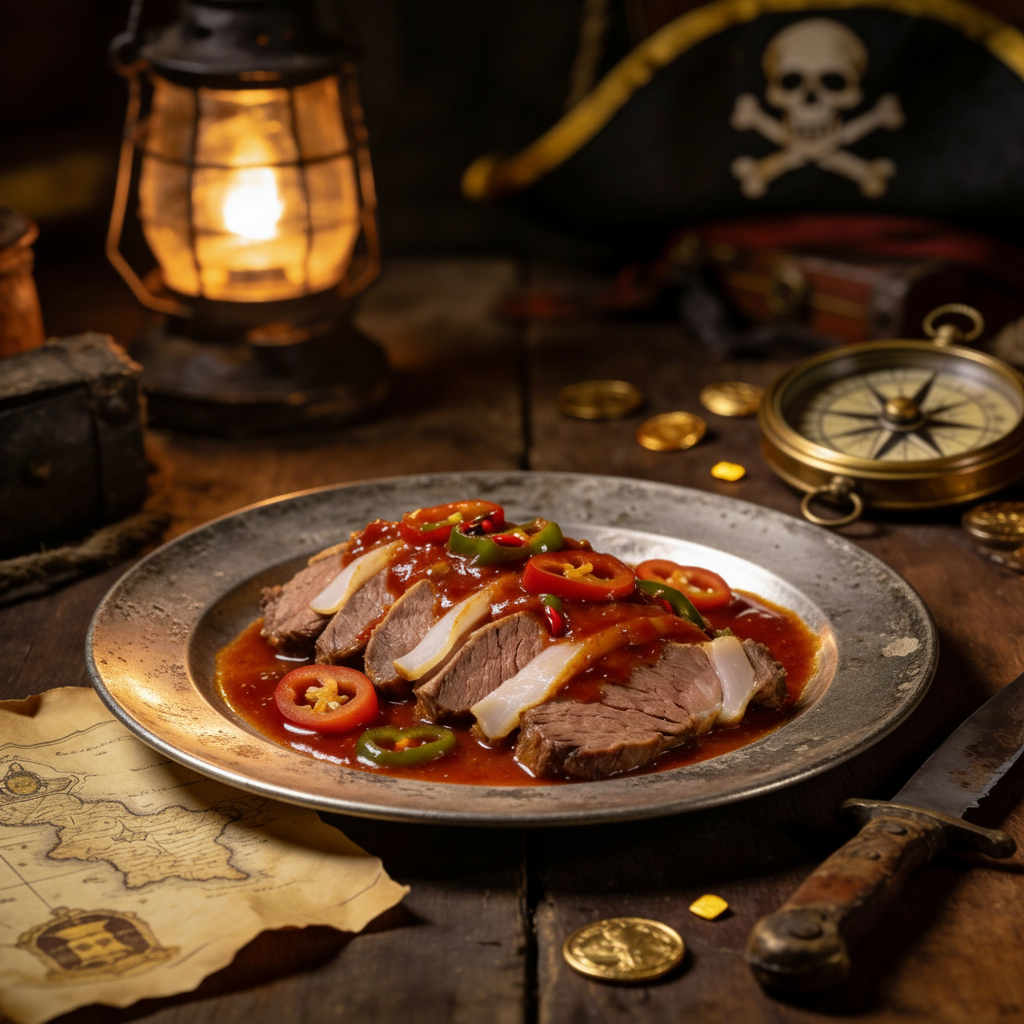 Langue de bœuf au piment