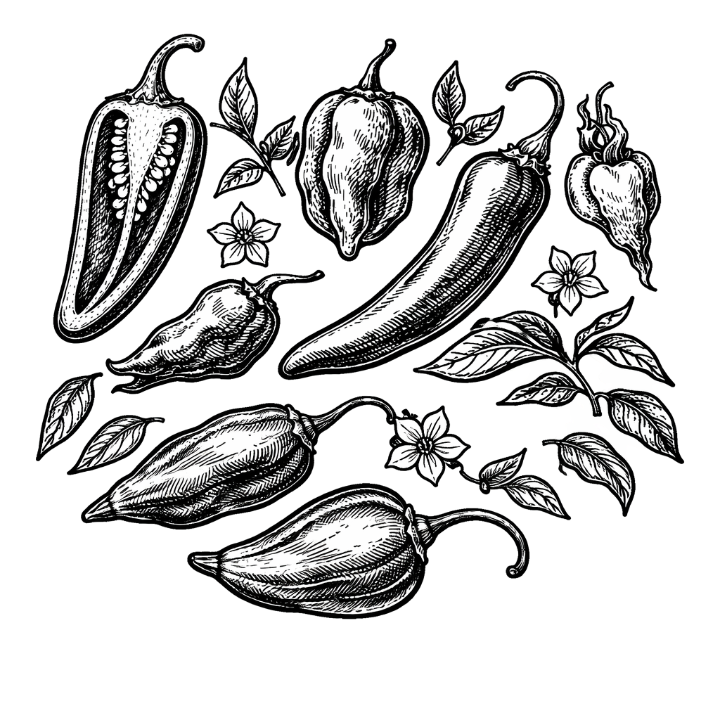 top 5 piments fruités